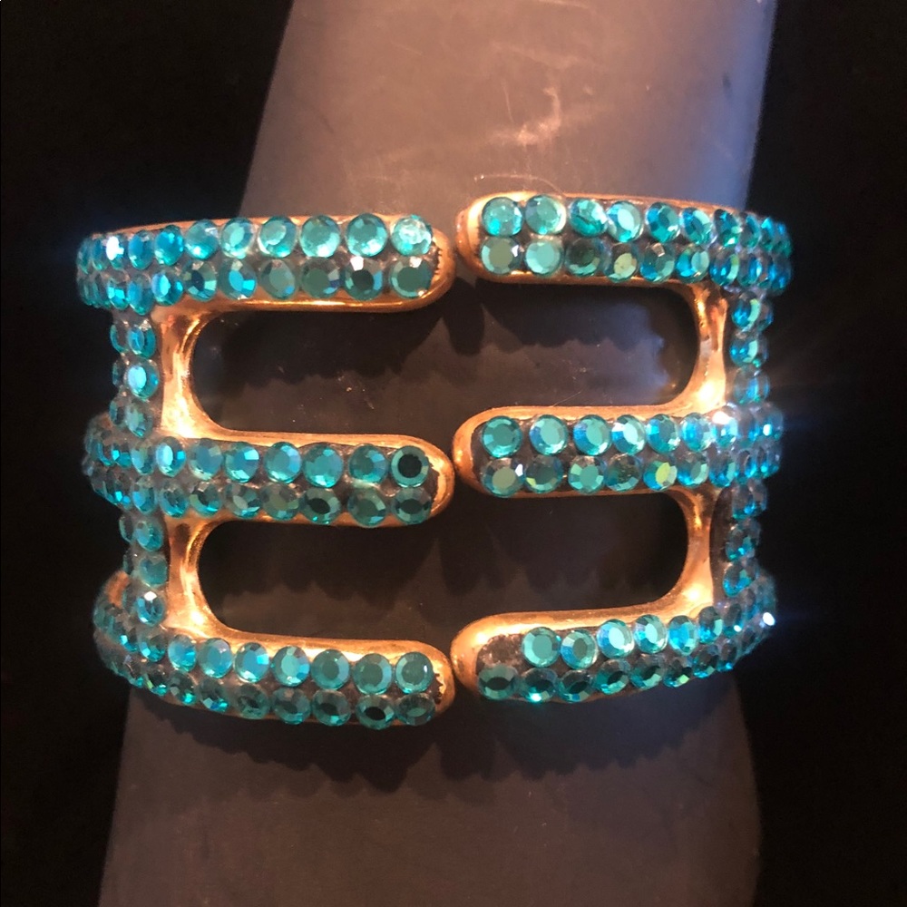 Unique vintage women’s rhinestone bracelet